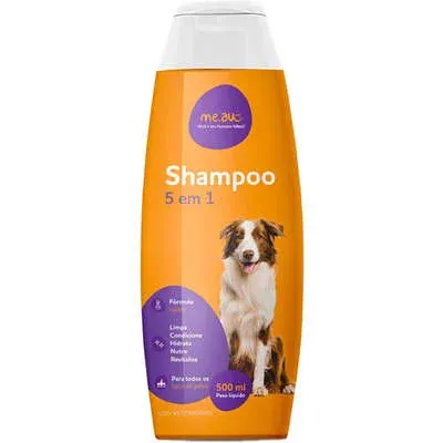 Shampoo Meau 5 em 1 para Cães e Gatos - 198BFXRD-500ML